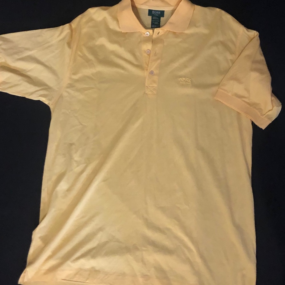 NWOT Yellow Hugo Boss Shirt xl - Picture 6 of 6